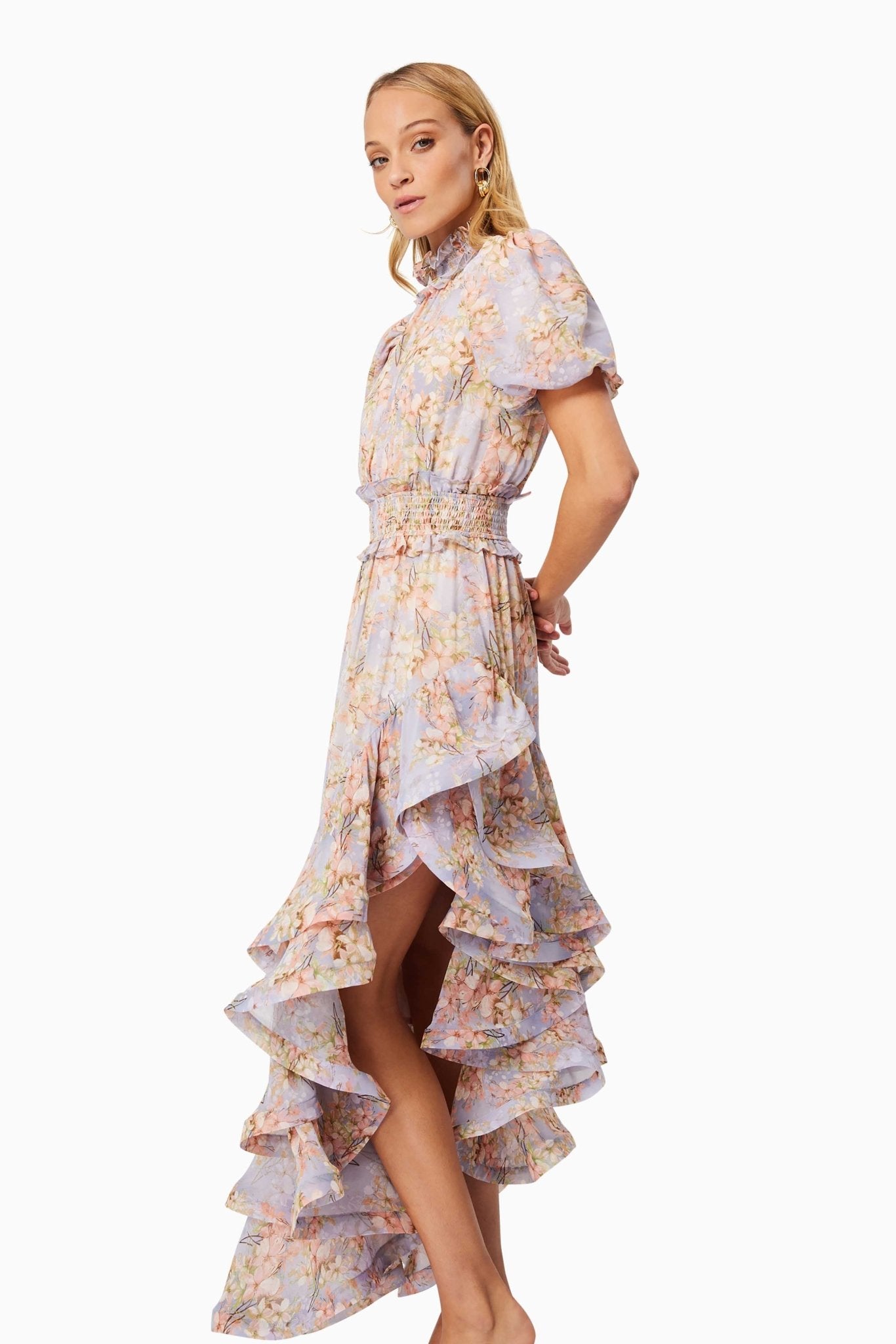 Sahara Midi Hilo Dress In Purple - SODA Fashion Haus