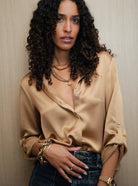 Silhouette Shirt - Bronze - SODA Fashion Haus