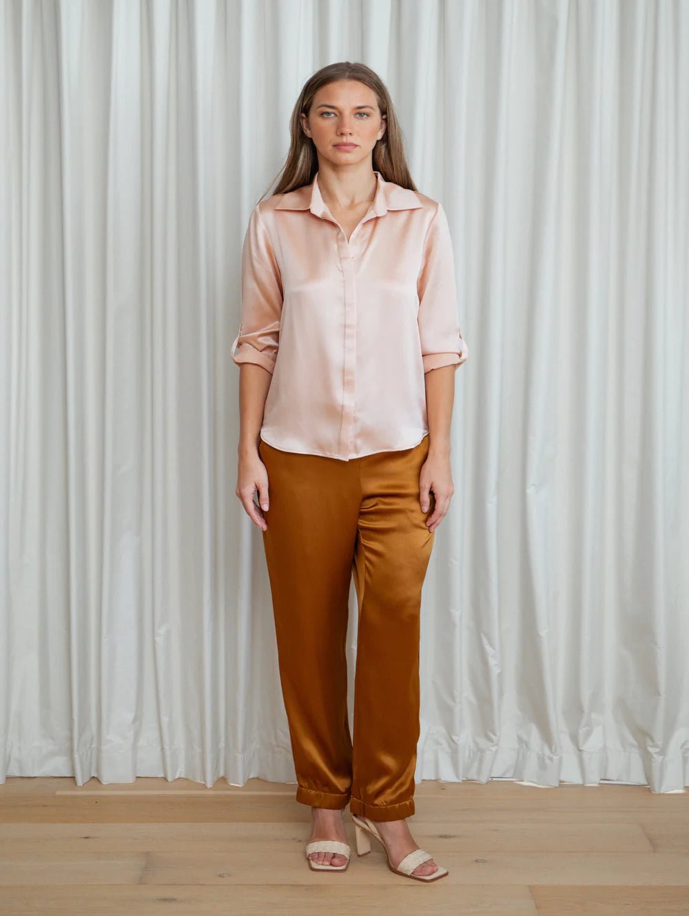 Silhouette Shirt - Dusty Rose - SODA Fashion Haus