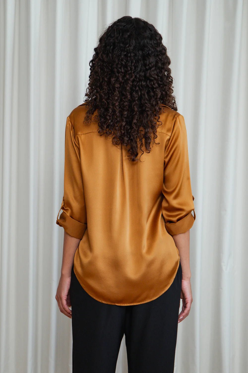 Silhouette Shirt - Rust - SODA Fashion Haus