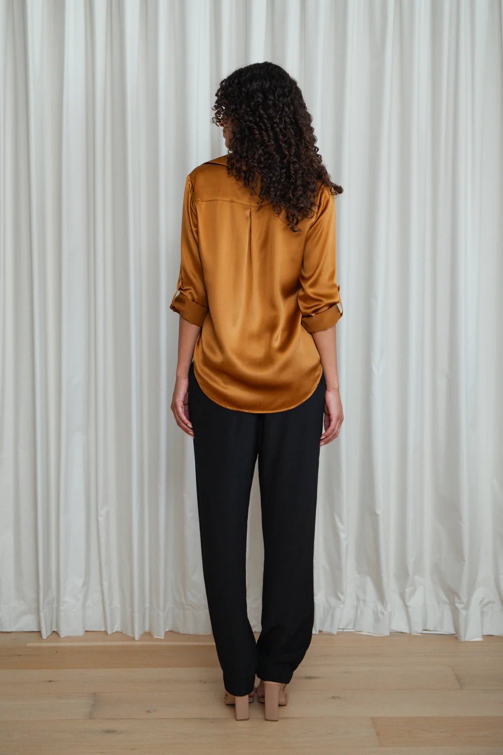 Silhouette Shirt - Rust - SODA Fashion Haus