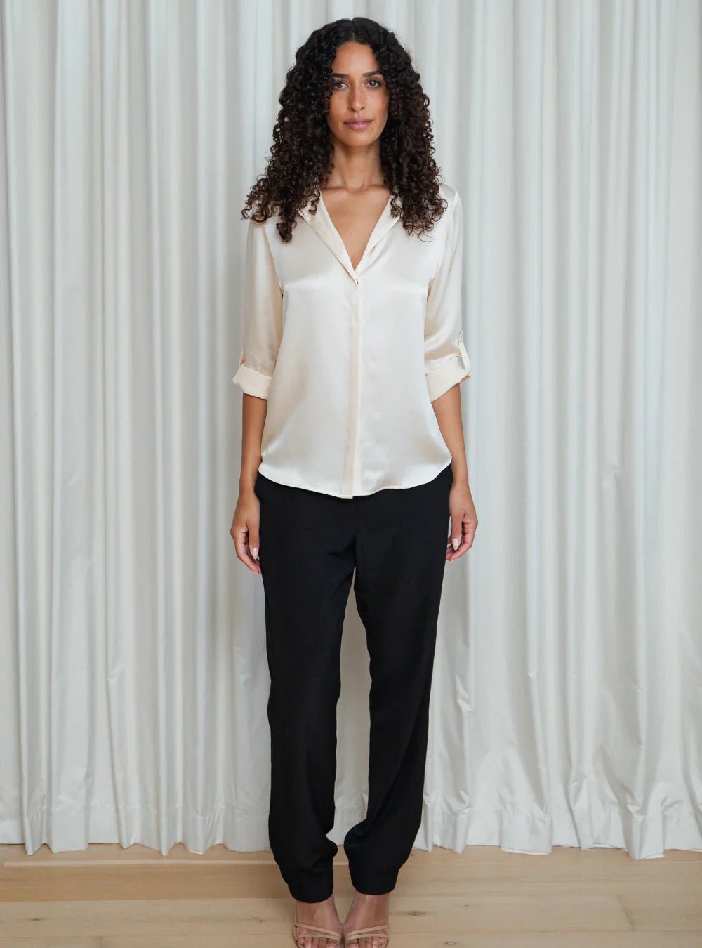 Silhouette Shirt - Vanilla - SODA Fashion Haus