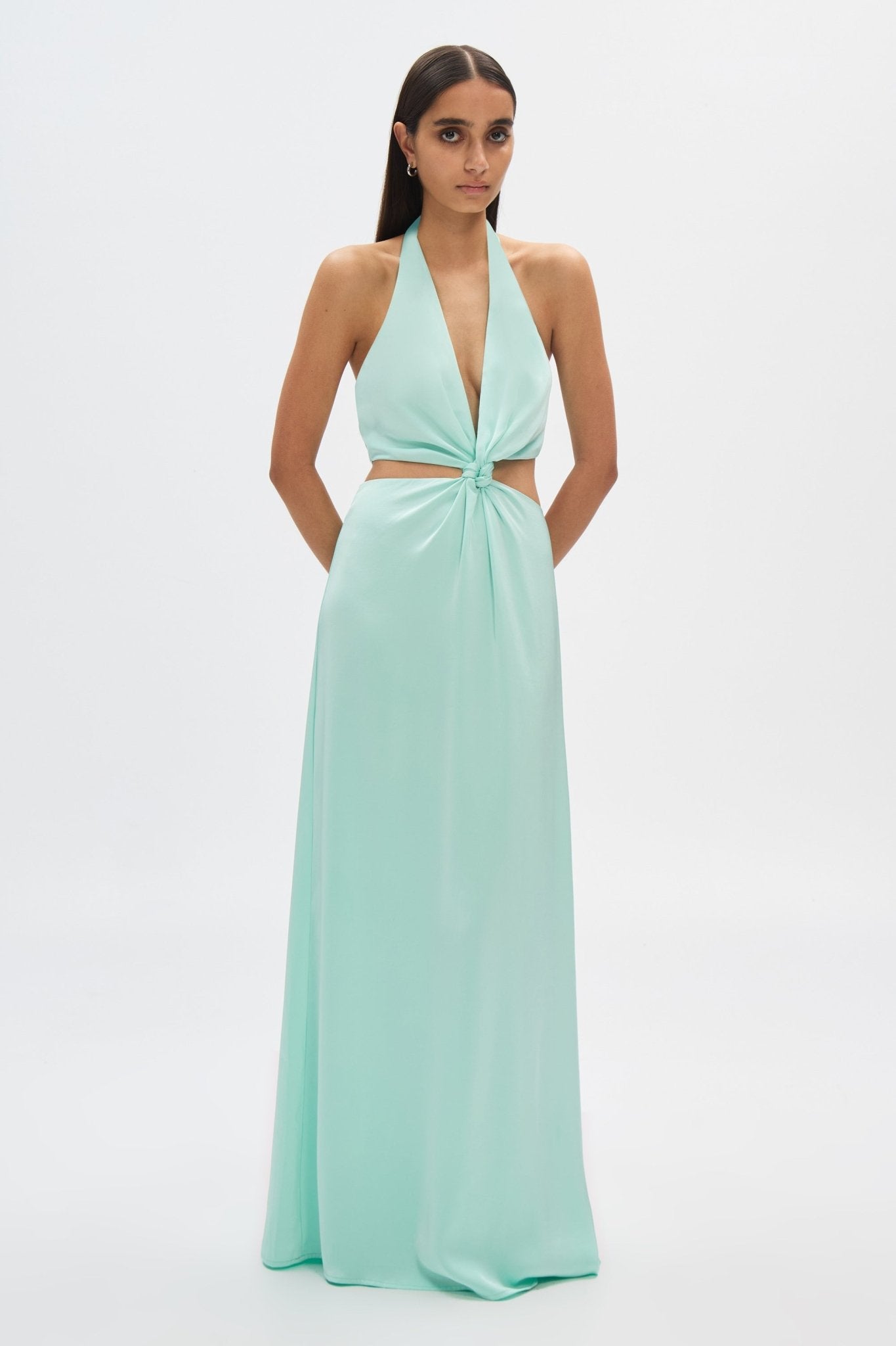 Wanderer Satin Gown - SODA Fashion Haus