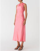 Abrosie Flamingo Pink Dress - SODA Fashion Haus