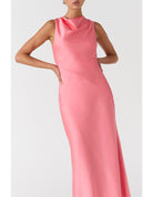 Abrosie Flamingo Pink Dress - SODA Fashion Haus