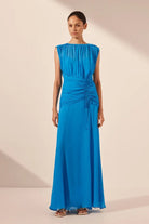 Amina High Neck Maxi Dress - SODA Fashion Haus