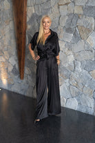 Amour Shirt - Black by Silk Degrees - Australian designer Shirt | SODA Fashion Haus