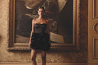 Asher Flower Mini Dress - Black - SODA Fashion Haus