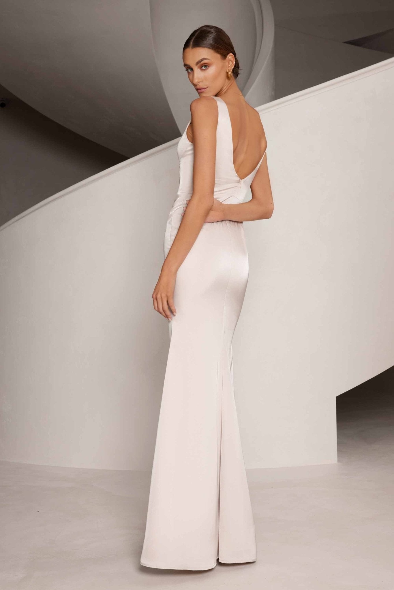Athena Dress - Champagne - SODA Fashion Haus