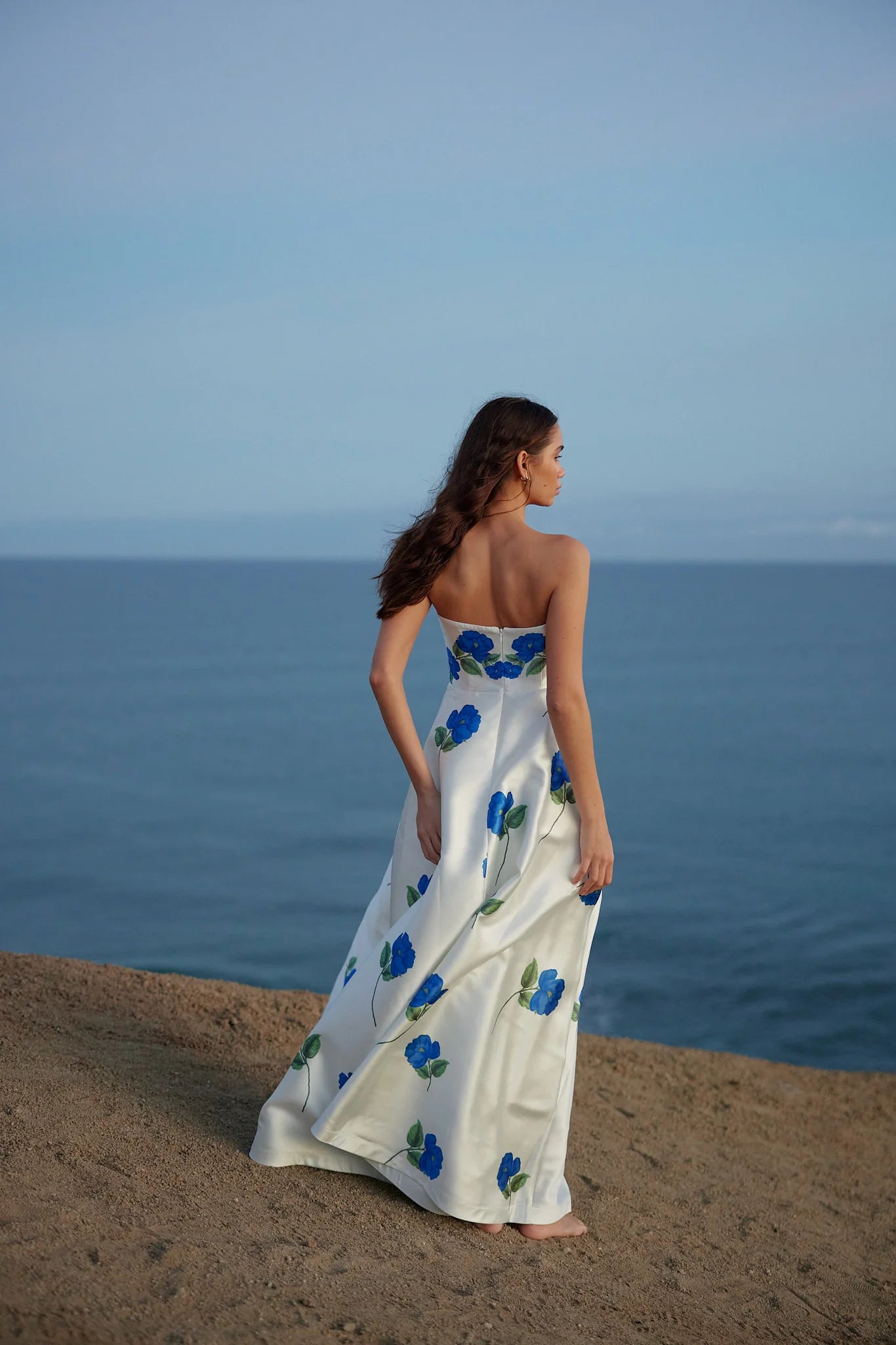 Audrey Dress in Foam Celeste - SODA Fashion Haus