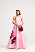 Audrey Dress in Icing Phalae by Aston Studio - Australian designer Dress | SODA Fashion Haus