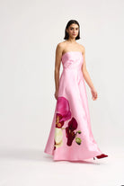 Audrey Dress in Icing Phalae by Aston Studio - Australian designer Dress | SODA Fashion Haus
