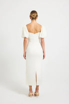 Aurelia Sleeve Midi Dress - SODA Fashion Haus