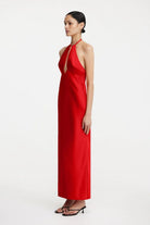 Becca Halter Dress - Chilli - SODA Fashion Haus