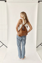 Bella 2 - in - 1 Leather Bag - Tan - SODA Fashion Haus