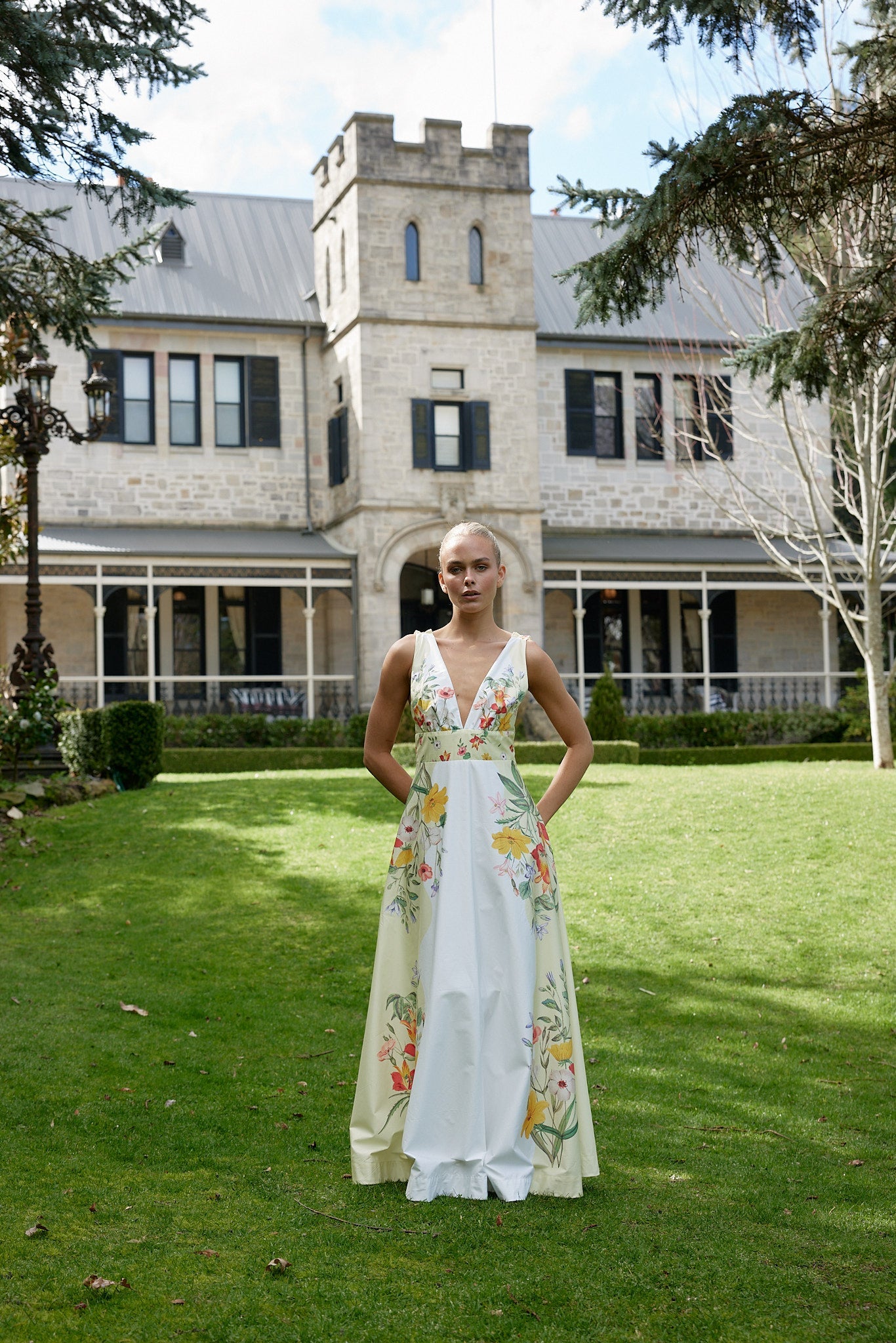 Betty Dress - Buttermilk Fleur - SODA Fashion Haus
