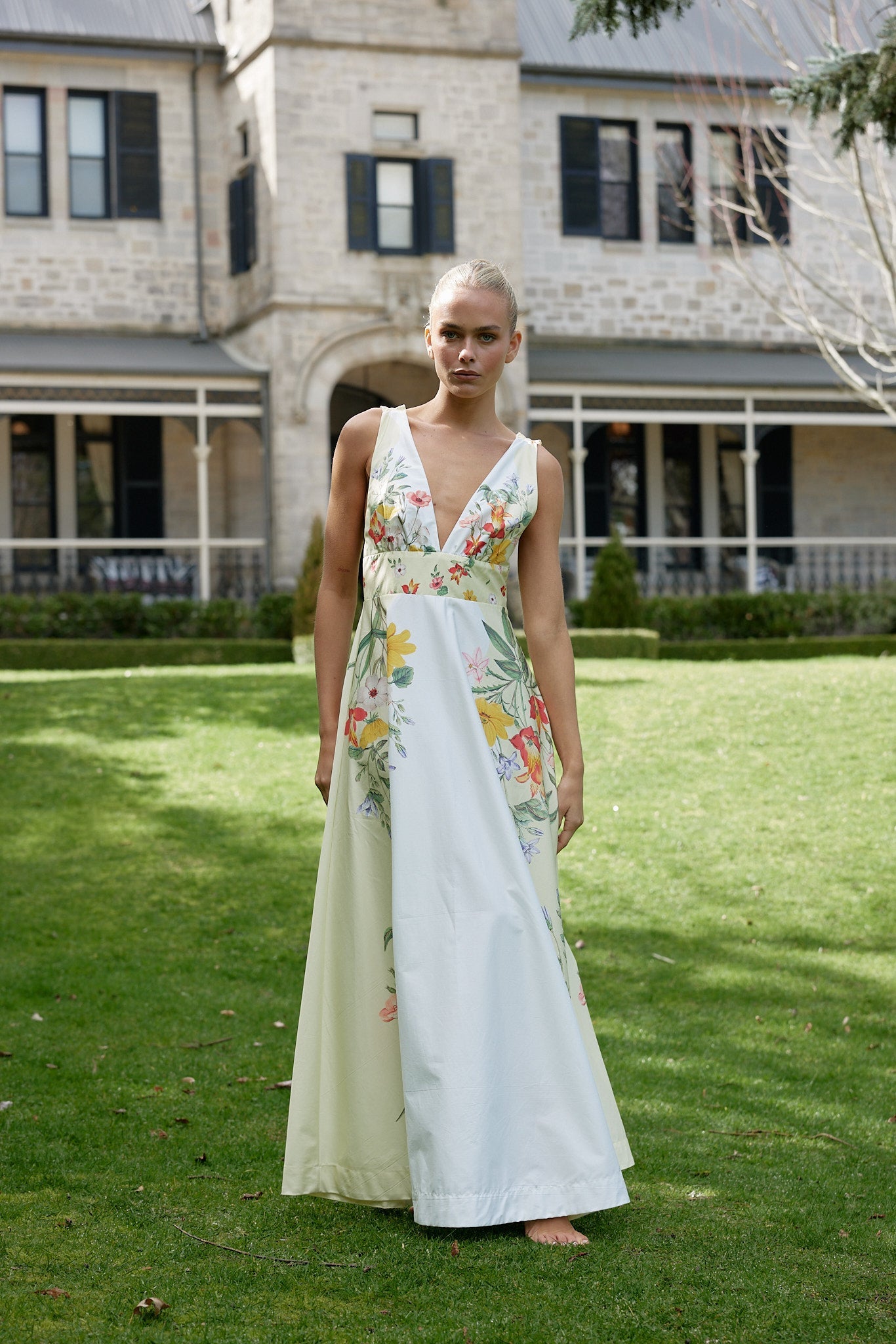 Betty Dress - Buttermilk Fleur - SODA Fashion Haus