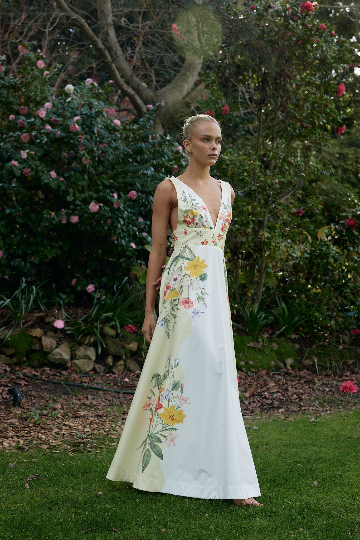 Betty Dress - Buttermilk Fleur - SODA Fashion Haus