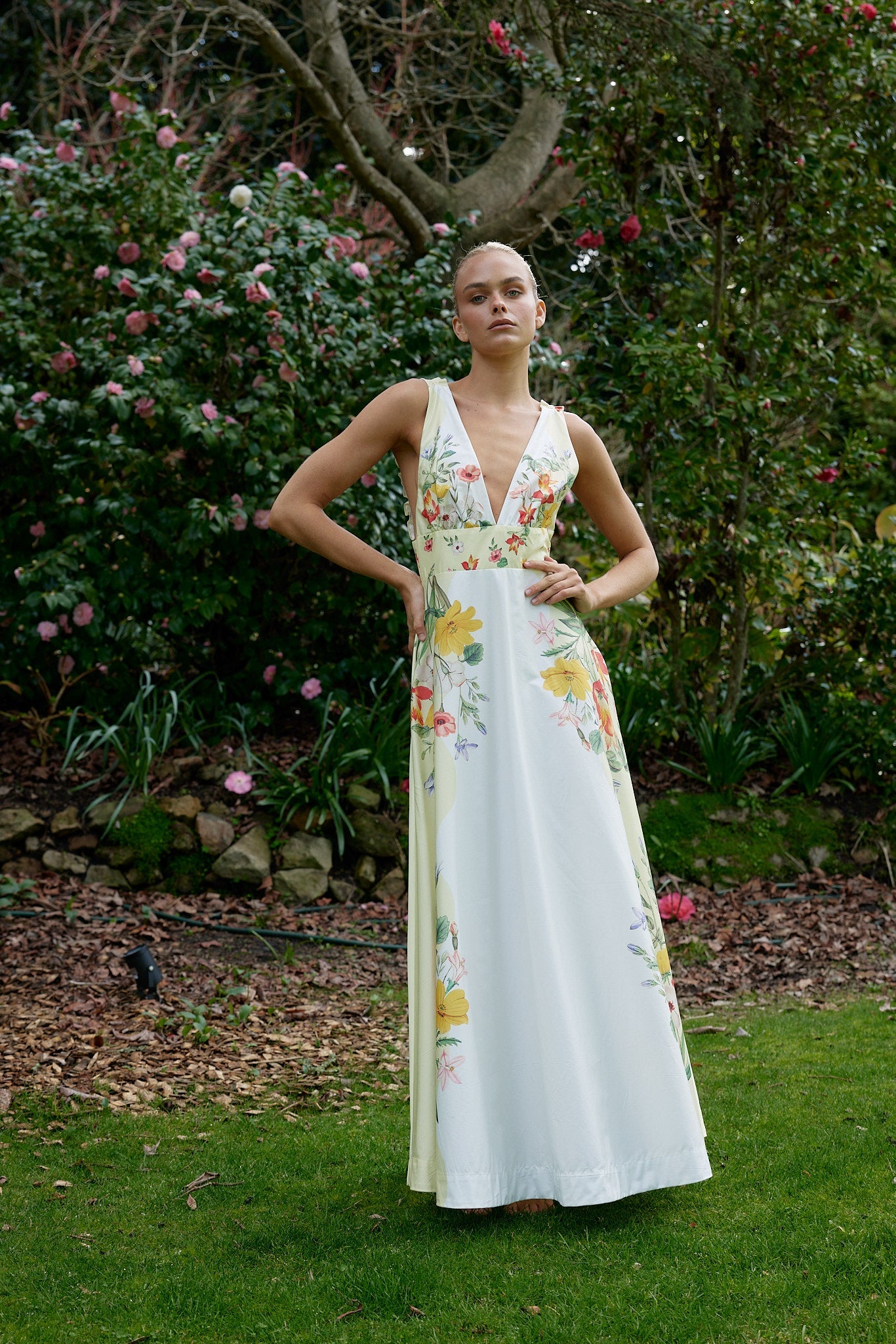 Betty Dress - Buttermilk Fleur - SODA Fashion Haus
