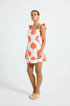 Brielle Mini Dress - Hibiscus by Pasduchas - Australian designer Dress | SODA Fashion Haus