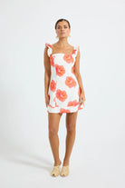 Brielle Mini Dress - Hibiscus by Pasduchas - Australian designer Dress | SODA Fashion Haus