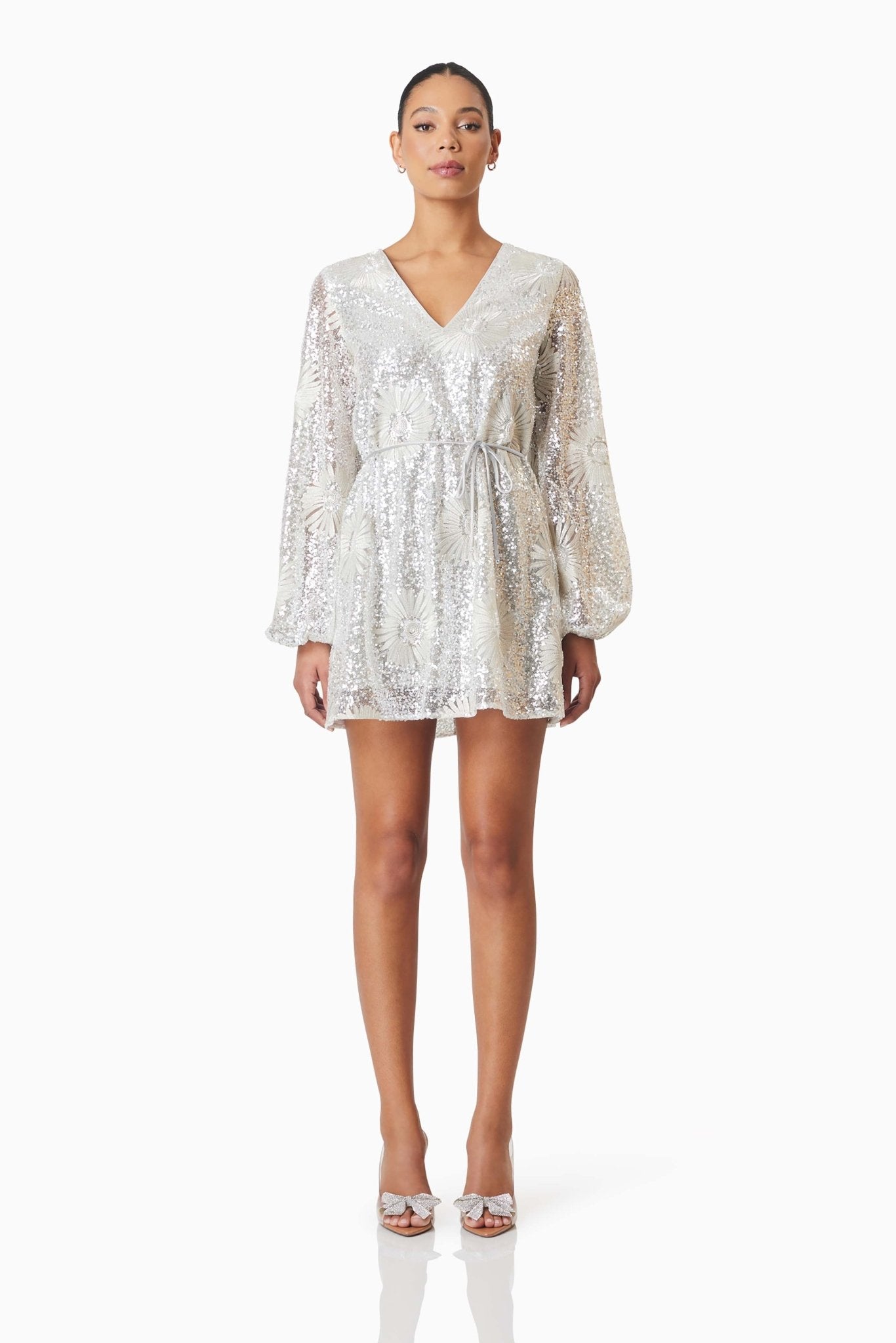 Caledonia Longsleeve Mini Dress - SODA Fashion Haus