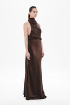 Cameron Satin Dress by Misha - Australian designer Dress | SODA Fashion Haus