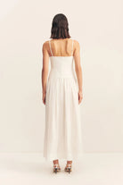 Campbell Square Neck Maxi Dress in Ivory by Shona Joy - Australian designer Dress | SODA Fashion Haus