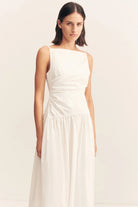 Campbell Square Neck Maxi Dress in Ivory by Shona Joy - Australian designer Dress | SODA Fashion Haus