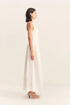 Campbell Square Neck Maxi Dress in Ivory by Shona Joy - Australian designer Dress | SODA Fashion Haus