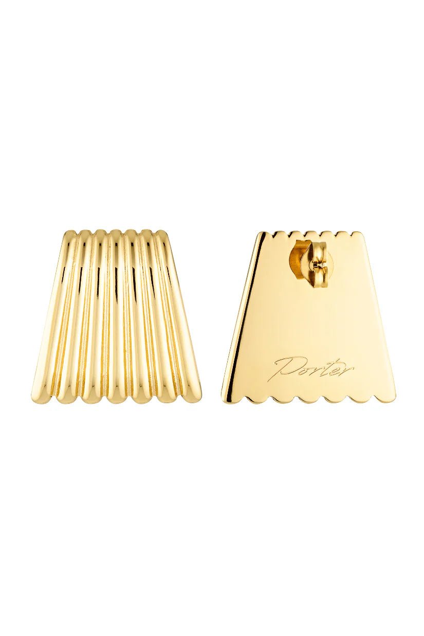 Caterpillar Earrings - Gold - SODA Fashion Haus
