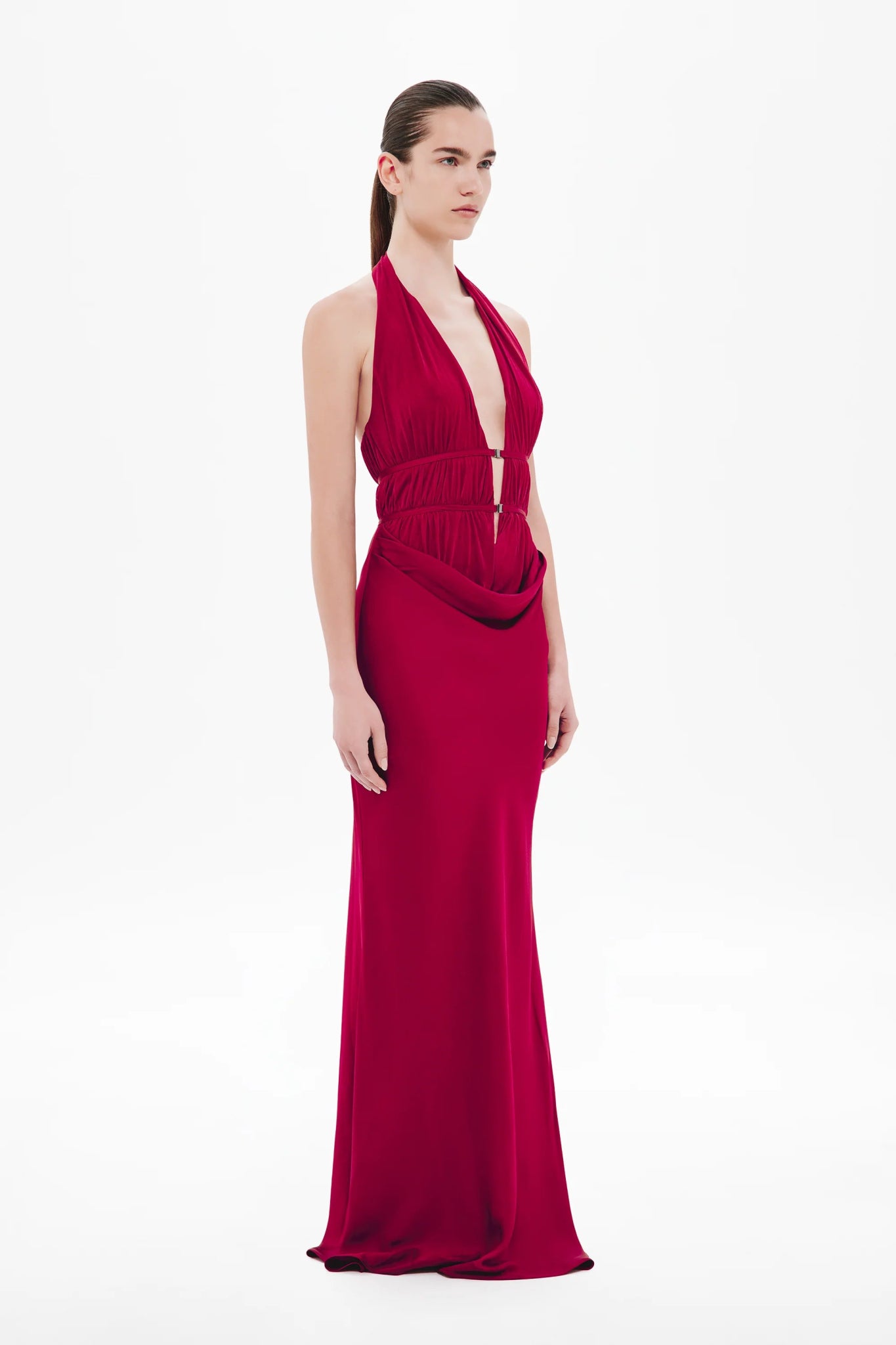 Celine Satin Dress by Misha - Australian designer Dress | SODA Fashion Haus