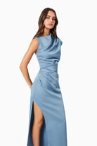 Coralie Maxi Dress In Blue - SODA Fashion Haus