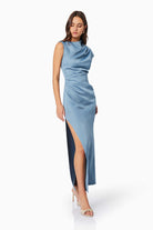 Coralie Maxi Dress In Blue - SODA Fashion Haus