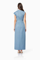 Coralie Maxi Dress In Blue - SODA Fashion Haus