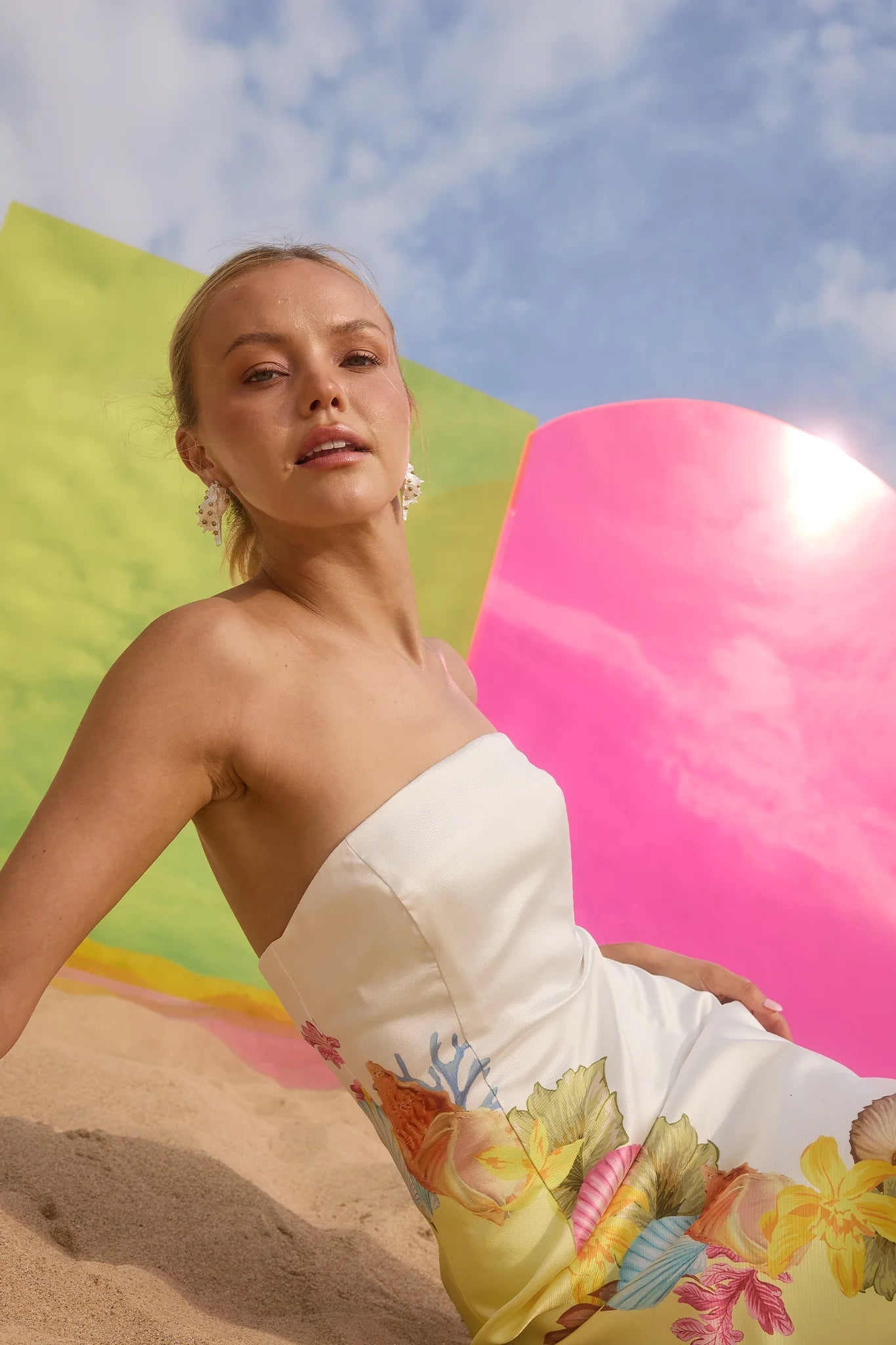 Cove Strapless Midi by Pasduchas - Australian designer Dress | SODA Fashion Haus