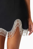 Delia Party Mini Dress in Black - SODA Fashion Haus