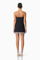 Delia Party Mini Dress in Black - SODA Fashion Haus