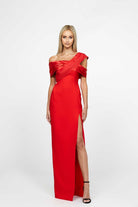 Delta Asymmetric Column Maxi - SODA Fashion Haus