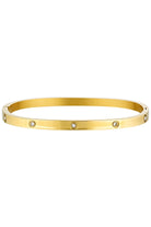 Dylan Bangle Gold - Celestial Clear - SODA Fashion Haus