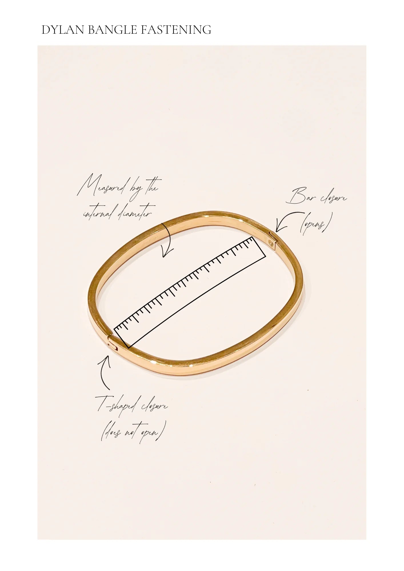 Dylan Bangle Gold - Celestial Clear - SODA Fashion Haus