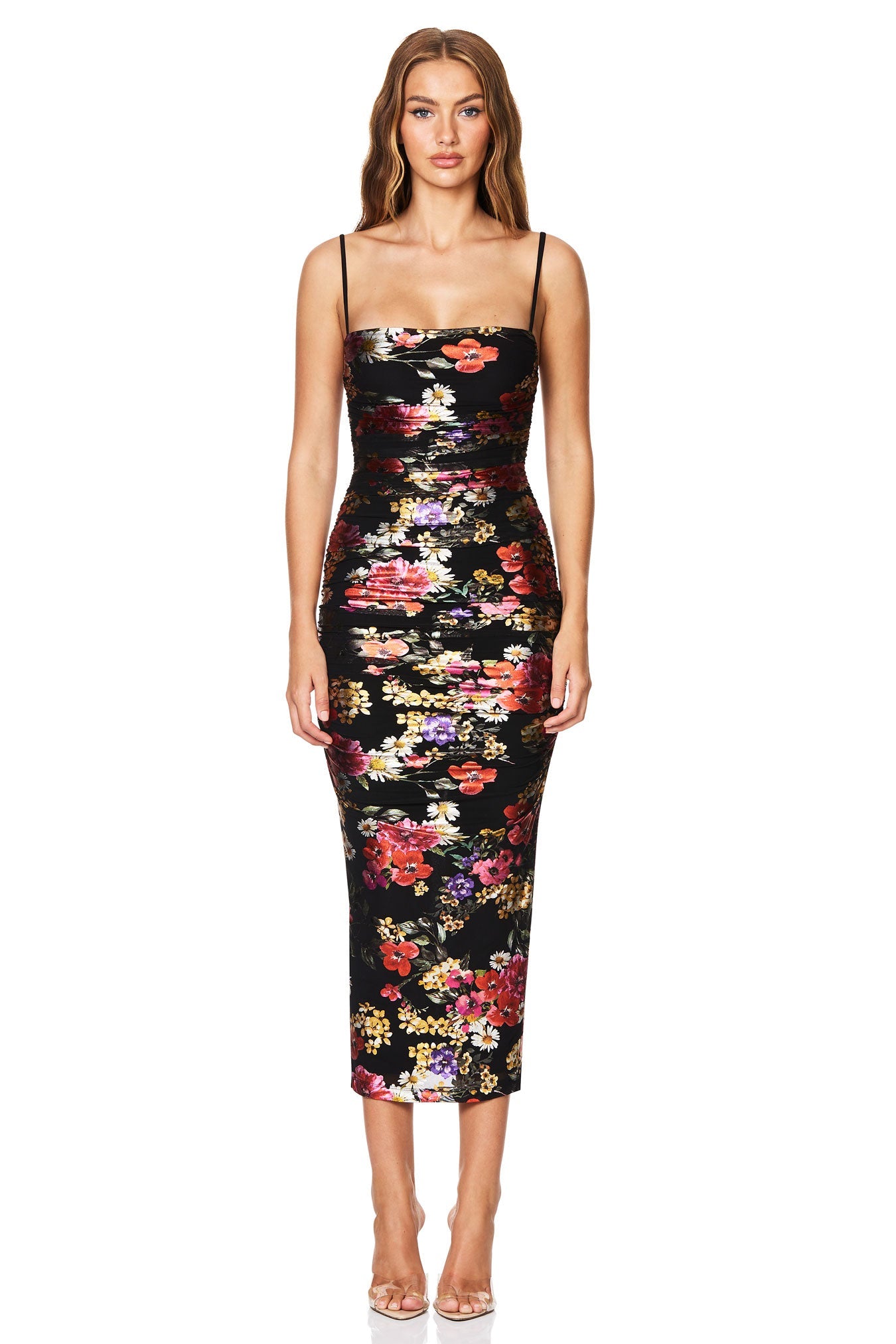 Electric Floral Midi - SODA Fashion Haus