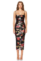 Electric Floral Midi - SODA Fashion Haus