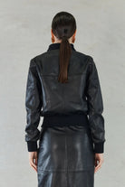 Evita Bomber Jacket - Black - SODA Fashion Haus