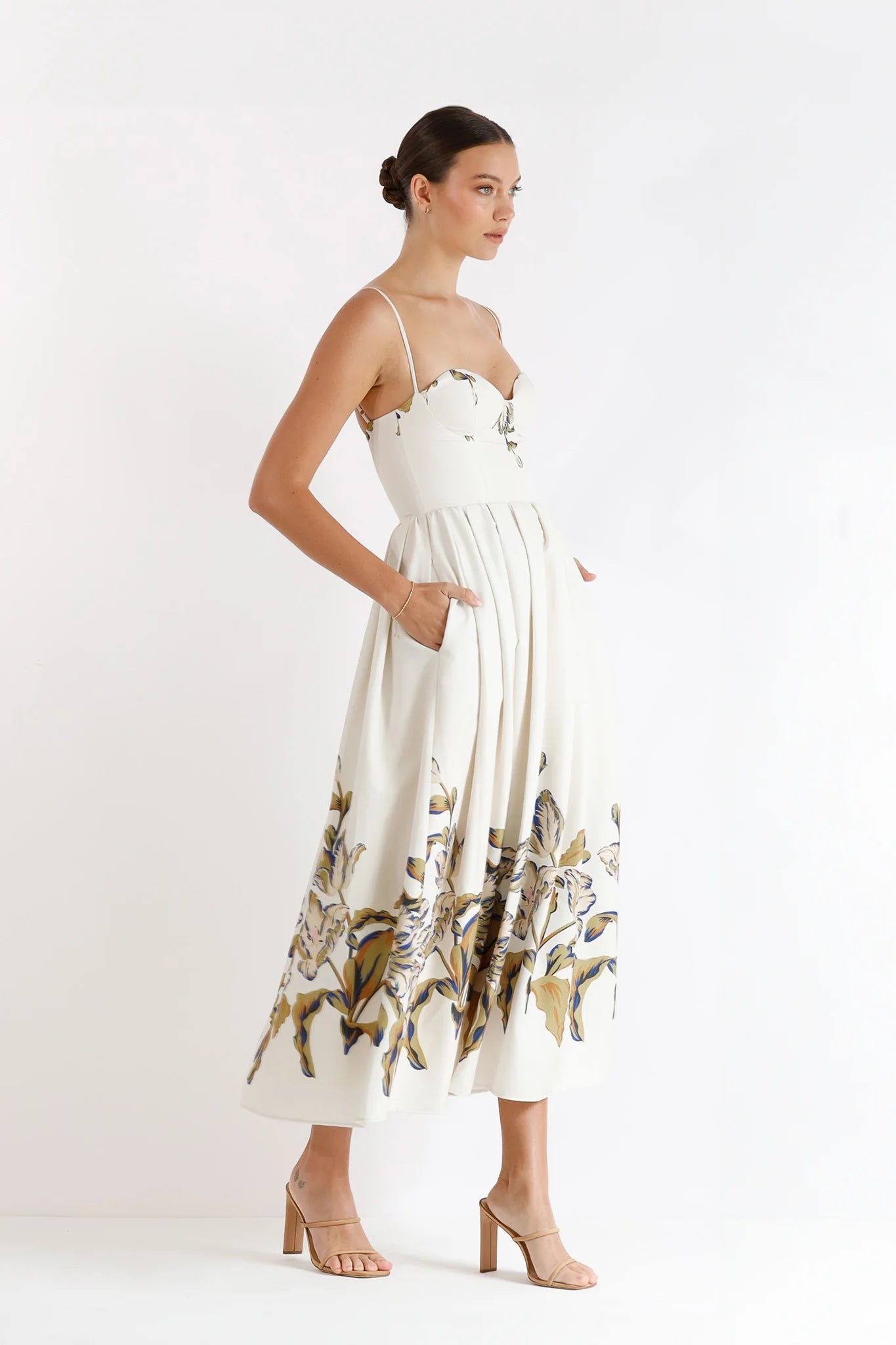Flourish Flared Midi - SODA Fashion Haus
