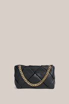 Gabrielle Woven Leather Bag - Black - SODA Fashion Haus