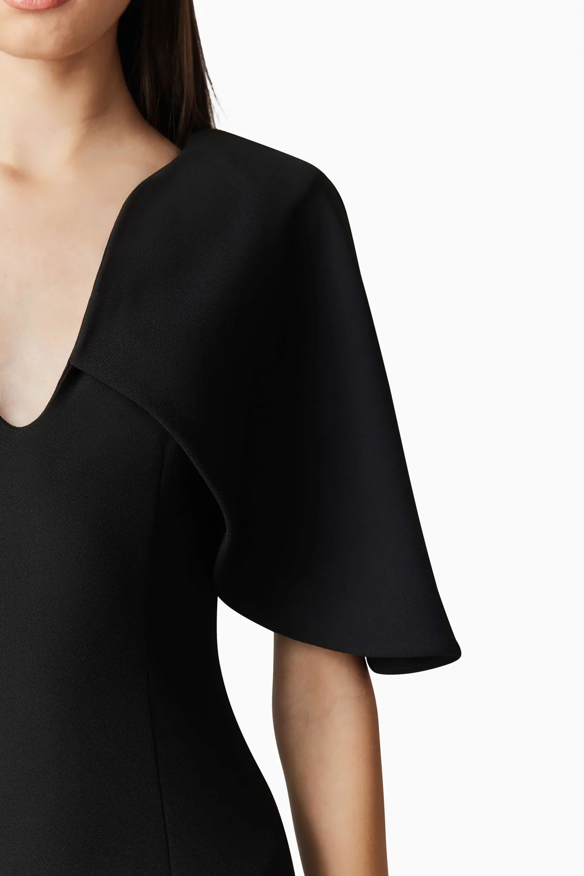 Gia Cape Midi Dress - SODA Fashion Haus