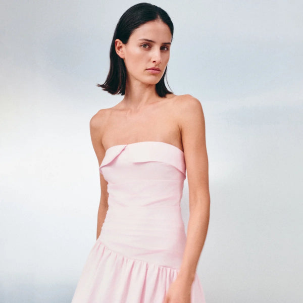 Gigi Strapless Maxi Dress - Sakura - SODA Fashion Haus