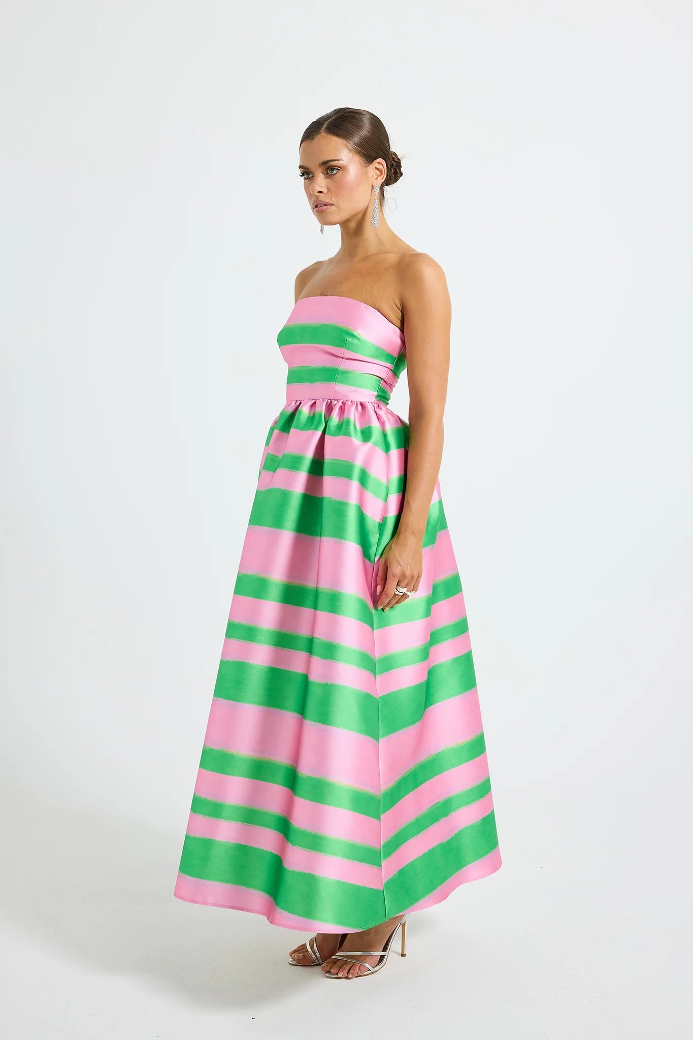 Gigi Strapless Midi - Watermelon by Pasduchas - Australian designer Dress | SODA Fashion Haus