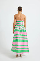 Gigi Strapless Midi - Watermelon by Pasduchas - Australian designer Dress | SODA Fashion Haus